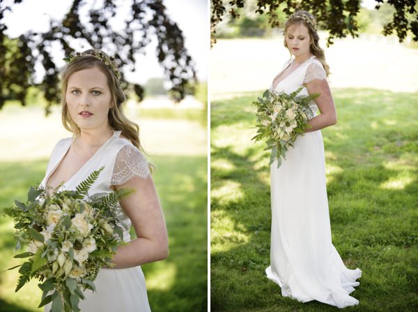 Pretty Natural Bohemian Bridal Bride http://www.careysheffield.com/