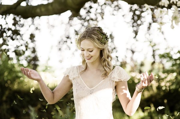 Beautiful Rustic Woodland Bridal Bride http://www.careysheffield.com/
