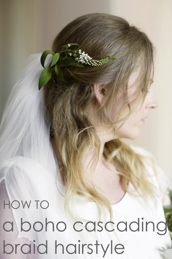 DIY Braid Plait Hair Wedding Bride Style Up Do