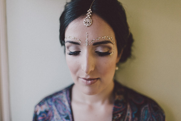 Beautiful English Indian Bride Make Up Wedding http://www.scuffinsphotography.com/
