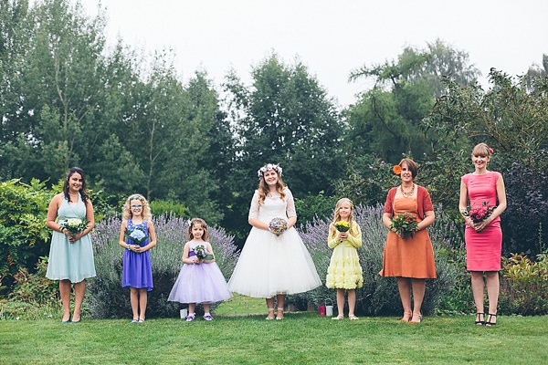 Creative Fun Rainbow Wedding Bridesmaids http://www.christinewehrmeier.com/