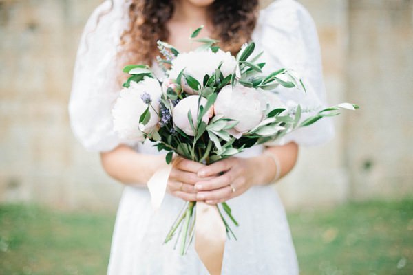 Beautiful Summer Provence Flower Wedding Ideas Peony Lavender Ribbon Bridal Bouquet Flowers http://www.brittspring.com/
