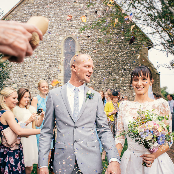 Colourful Homemade Village Hall Wedding http://hollydeacondesign.com/