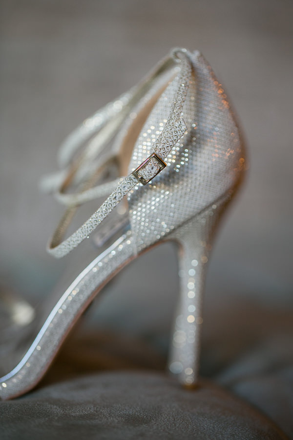 Simple Elegant Black Tie Minnesota Wedding Sparkle Silver Heels Bride Shoes http://www.erinjohnsonphotoblog.com/