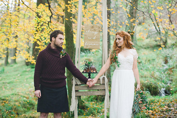Handfasting Elopement Inspiration in the Scottish Wilderness http://www.photographychantal.co.uk/