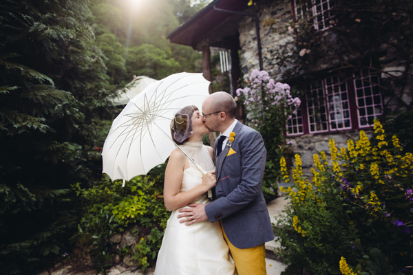 Creative Yellow 'Greys' Waterfall Woods Wedding http://www.lucylittle.co.uk/