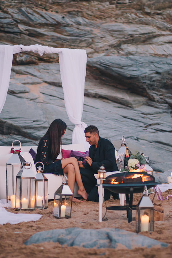 Romantic Sunset Cornwall Beach Proposal http://www.traversandbrown.co.uk/