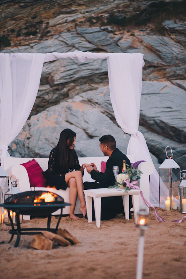 Romantic Sunset Cornwall Beach Proposal http://www.traversandbrown.co.uk/