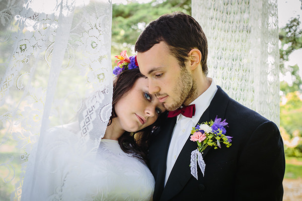 Colourful Outdoor Blooms Ribbons Wedding Ideas http://www.paperangelphotography.co.uk/ 