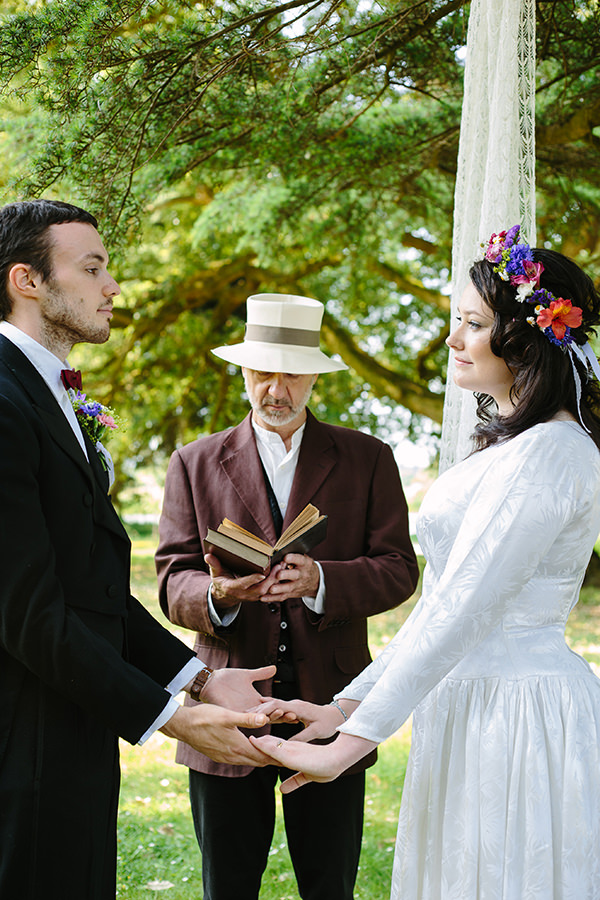 Colourful Outdoor Blooms Ribbons Wedding Ideas http://www.paperangelphotography.co.uk/