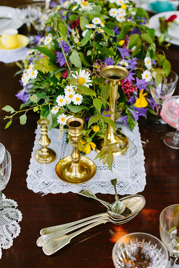 Colourful Outdoor Blooms Ribbons Wedding Ideas http://www.paperangelphotography.co.uk/