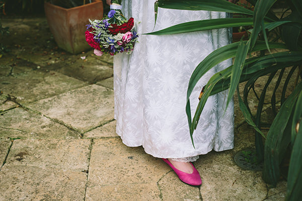 Colourful Outdoor Blooms Ribbons Wedding Ideas http://www.paperangelphotography.co.uk/