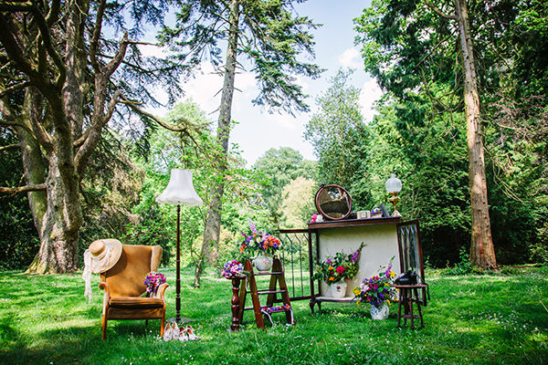 Colourful Outdoor Blooms Ribbons Wedding Ideas http://www.paperangelphotography.co.uk/