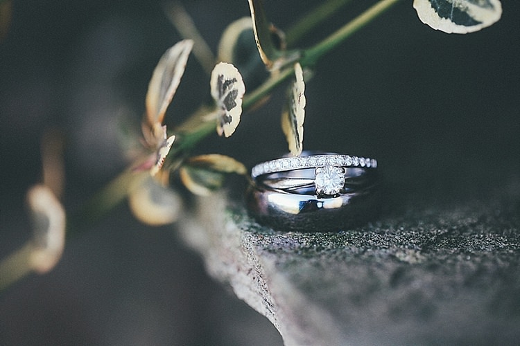 Engagement Rings Band Diamond Solitare Whimsical Green White Fairy Lights Winter Wedding http://jesspetrie.com/
