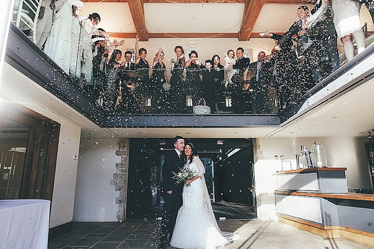 Confetti Whimsical Green White Fairy Lights Winter Wedding http://jesspetrie.com/