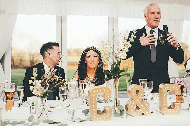 Light Letters Top Table Decor Whimsical Green White Fairy Lights Winter Wedding http://jesspetrie.com/