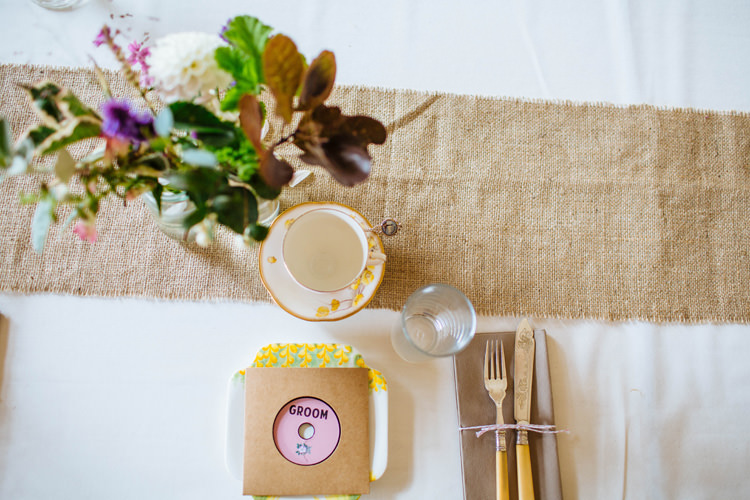 Pretty Quirky DIY Village Hall Wedding http://lauradebourdephotography.com/
