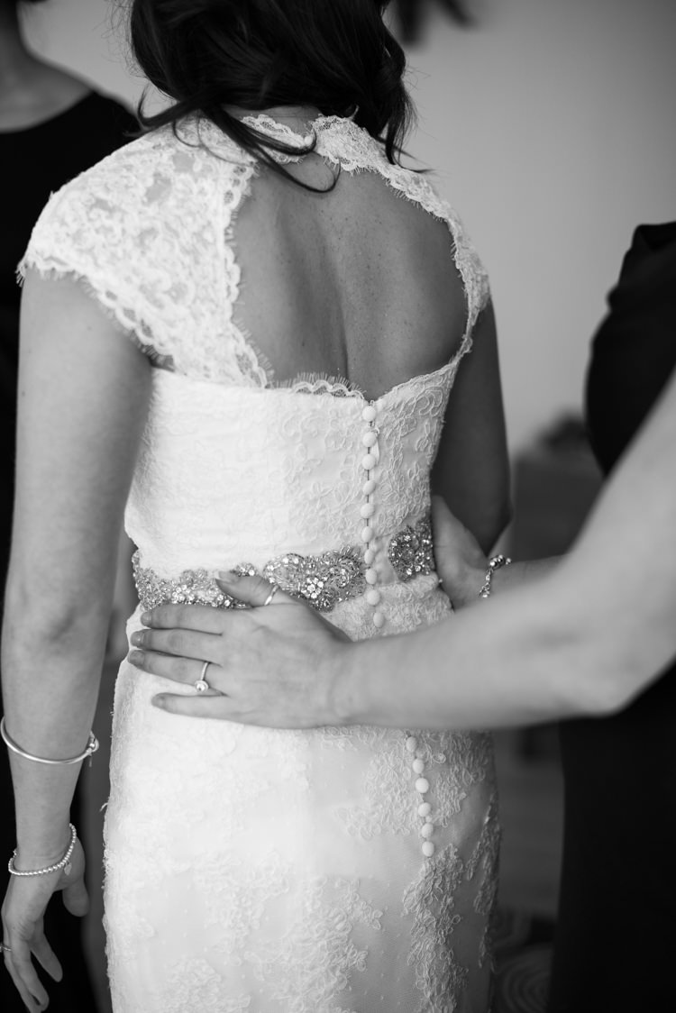 La Sposa Lace Button Low Back Dress Bride Belt Charming Orange Navy Rustic Wedding http://www.kayleighpope.co.uk/