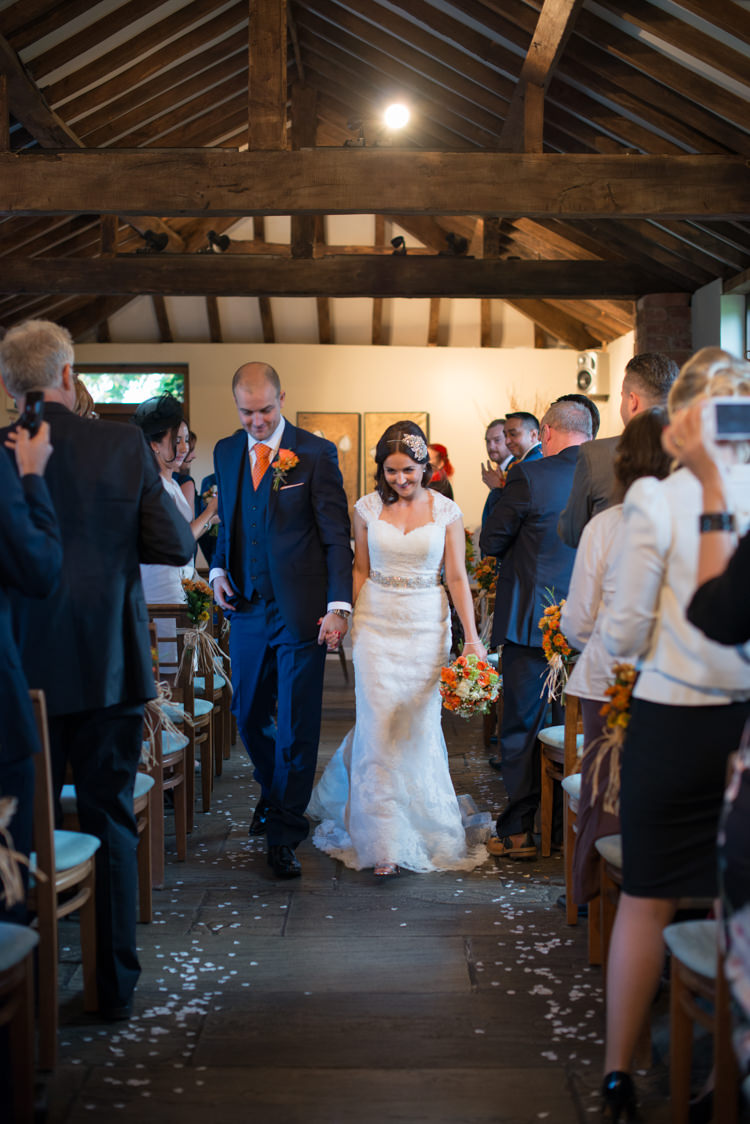Charming Orange Navy Rustic Wedding http://www.kayleighpope.co.uk/