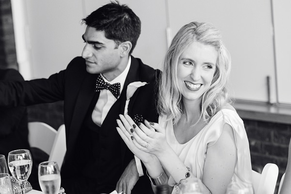 Stylish Modern Monochrome Village Hall Wedding http://www.sarareeve.com/