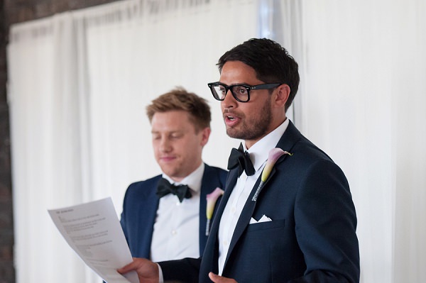 Stylish Modern Monochrome Village Hall Wedding http://www.sarareeve.com/