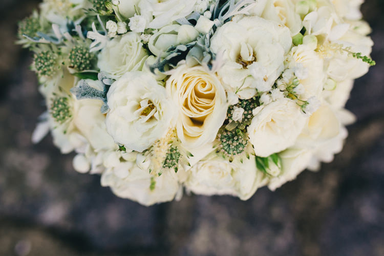 White IVory Cream Rose Bouquet Flowers Bride Bridal Stylish Rural Relaxed Bohemian Wedding http://peppermintlovephotography.com/