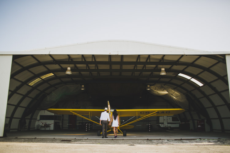 Vintage 1920s Aerodrome Styled Engagement Shoot Portugal http://jesuscaballero.com/