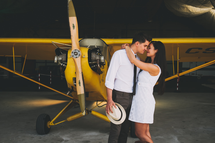 Vintage 1920s Aerodrome Styled Engagement Shoot Portugal http://jesuscaballero.com/