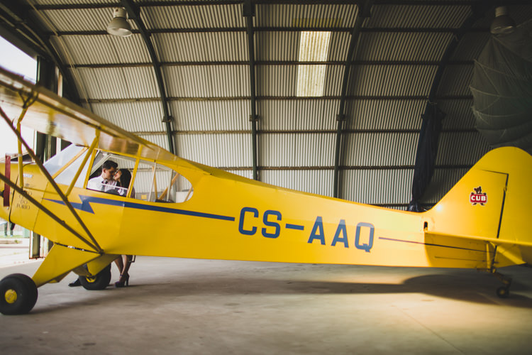 Vintage 1920s Aerodrome Styled Engagement Shoot Portugal http://jesuscaballero.com/