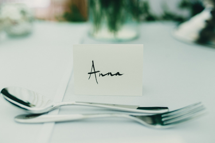 Calligraphy Whimsical Lettering Place Name Cards Stationery Stylish Rural Relaxed Bohemian Wedding http://peppermintlovephotography.com/