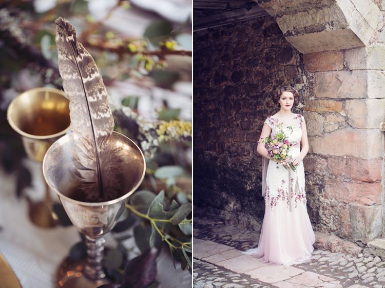 Eccentric Flower Fairy Rustic Woodland Glitter Pink Dip Die Fairy Lights Wedding Ideas Editorial Bridal http://www.tireedawson.co.uk/