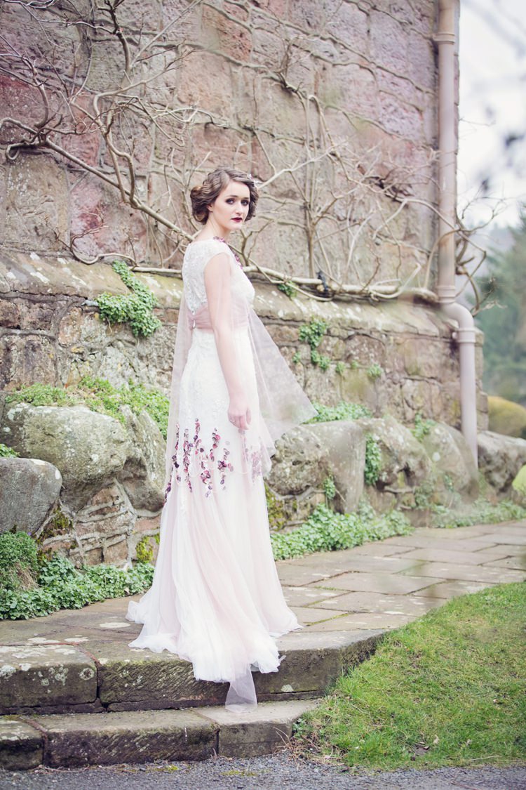 Eccentric Flower Fairy Rustic Woodland Glitter Pink Dip Die Fairy Lights Wedding Ideas Editorial Bridal http://www.tireedawson.co.uk/