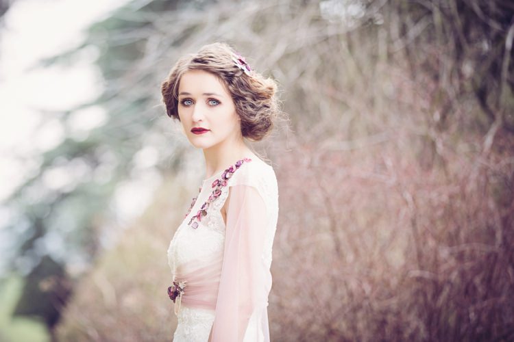 Eccentric Flower Fairy Rustic Woodland Glitter Pink Dip Die Fairy Lights Wedding Ideas Editorial Bridal http://www.tireedawson.co.uk/