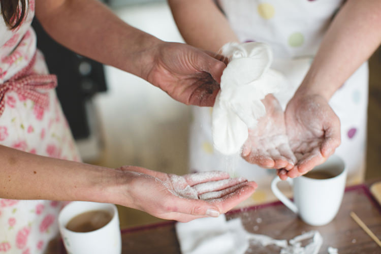 DIY Practice Wedding Cake Baking Engagement Shoot http://hbaphotography.com/