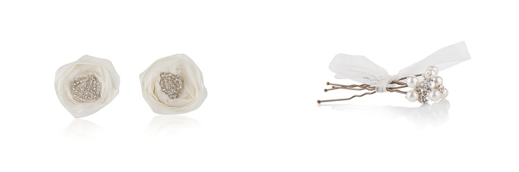 NEW Rachel Simpson - Beaded Rose Shoe clips £45 low res