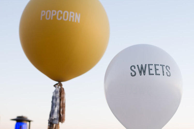 Surprise Outdoor Movie Night Double Engagement Party http://ranallaphotography.com/