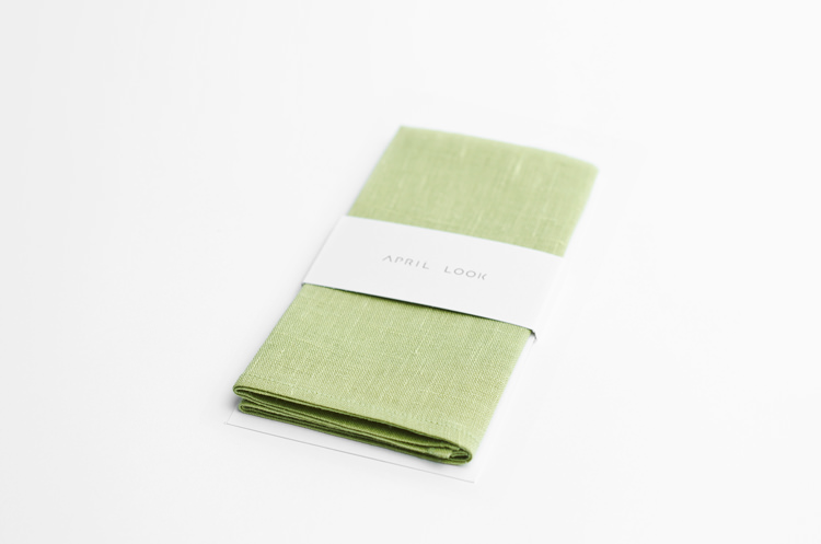 2. mint pocket square by APRIL LOOK
