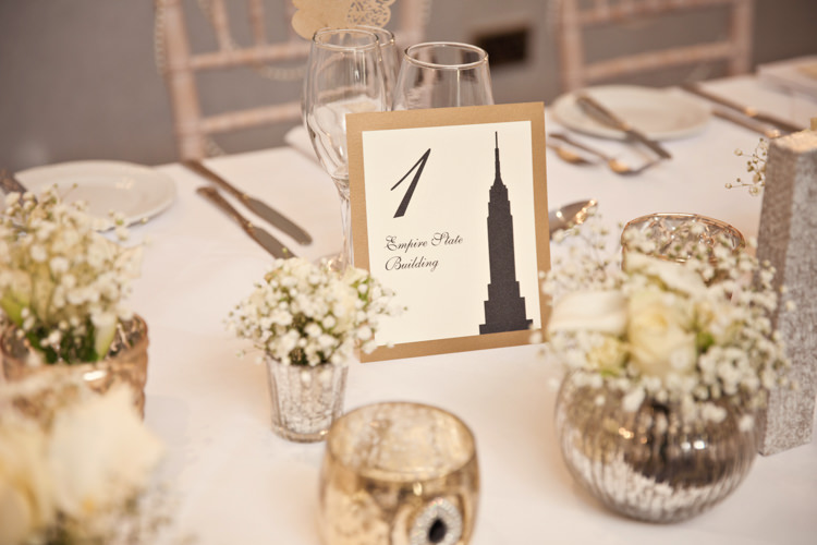 Place Table Numbers Stationery Classic Chic Simple Elegant Champagne Wedding Kent http://kerryannduffy.com/