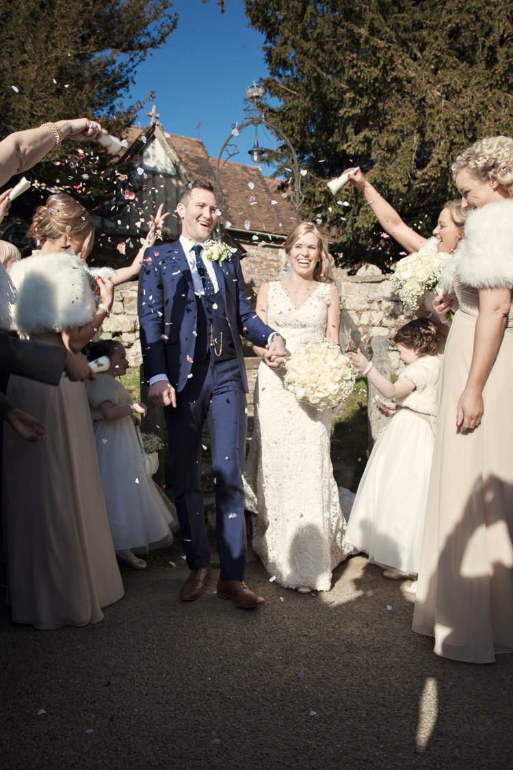 Confetti Classic Chic Simple Elegant Champagne Wedding Kent http://kerryannduffy.com/