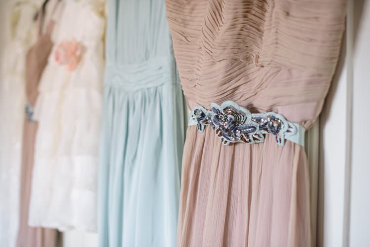 Pastel Bridesmaid Dresses Boden Classic 1920s Gatsby Wedding Newland Hall http://www.fayecornhillphotography.co.uk/