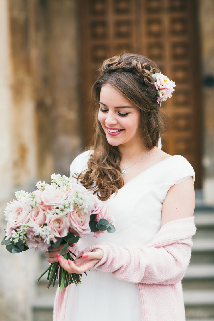 Pretty Pastel Pink Delicate Bridal Wedding Ideas http://jenmarino.com/