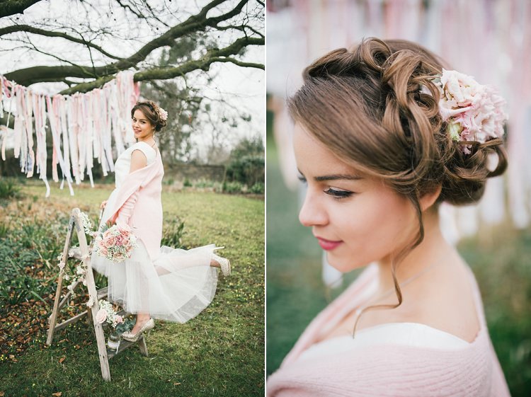 Pretty Pastel Pink Delicate Bridal Wedding Ideas http://jenmarino.com/