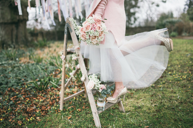 Pretty Pastel Pink Delicate Bridal Wedding Ideas http://jenmarino.com/