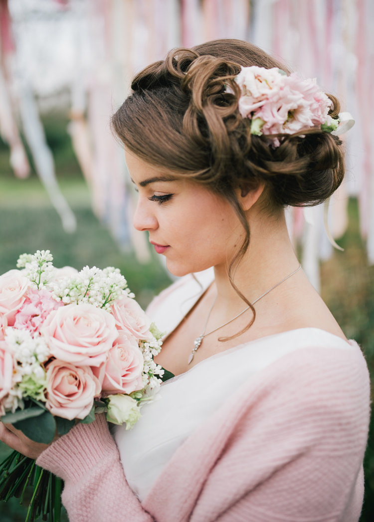 Pretty Pastel Pink Delicate Bridal Wedding Ideas http://jenmarino.com/