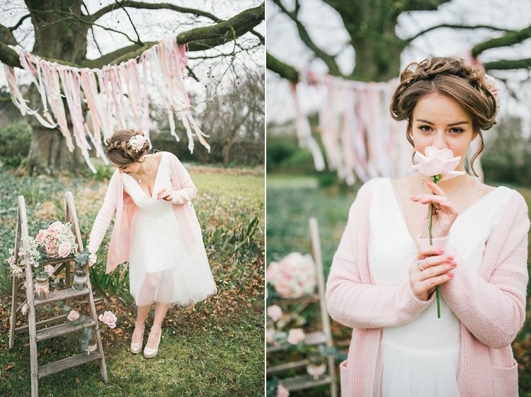 Pretty Pastel Pink Delicate Bridal Wedding Ideas http://jenmarino.com/
