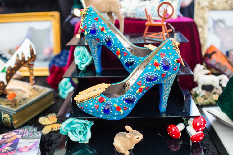 Customised Alternative Shoes Bride Tie The Knot Wedding Carnival Hertfordshire Fair Event http://www.binkynixon.com/