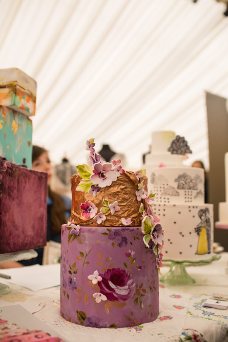 Nevie Pie Cakes Metallic Floral Tie The Knot Wedding Carnival Hertfordshire Fair Event http://www.binkynixon.com/