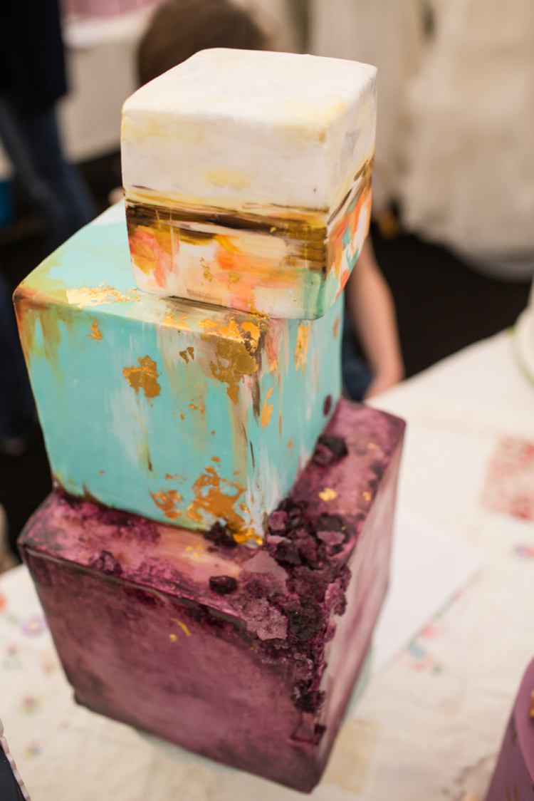 Nevie Pie Cakes Metallic Gold Square Cube Tie The Knot Wedding Carnival Hertfordshire Fair Event http://www.binkynixon.com/