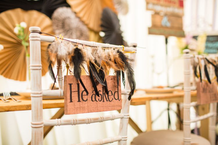 Feather Chair Garland Fleur de Lace Tie The Knot Wedding Carnival Hertfordshire Fair Event http://www.binkynixon.com/