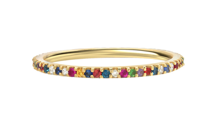 Birthstone Eternity Ring
